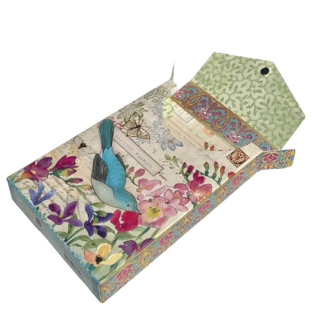 Punch Studio Bird Secret Garden Embellished *Pouch Box (97661P)